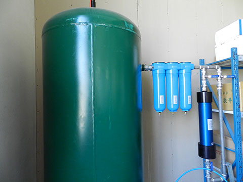 空壓機(jī)后處理之儲氣罐、過濾器、滲膜式干燥器